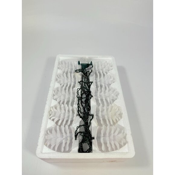 Christmas Lights Pine Cone String Light 10 Light Set Green Strand In Box Hoferts - Picture 6 of 10